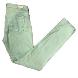 AG X CALYPSO ST BARTH Mint Stilt Sateen Jeans Size 25